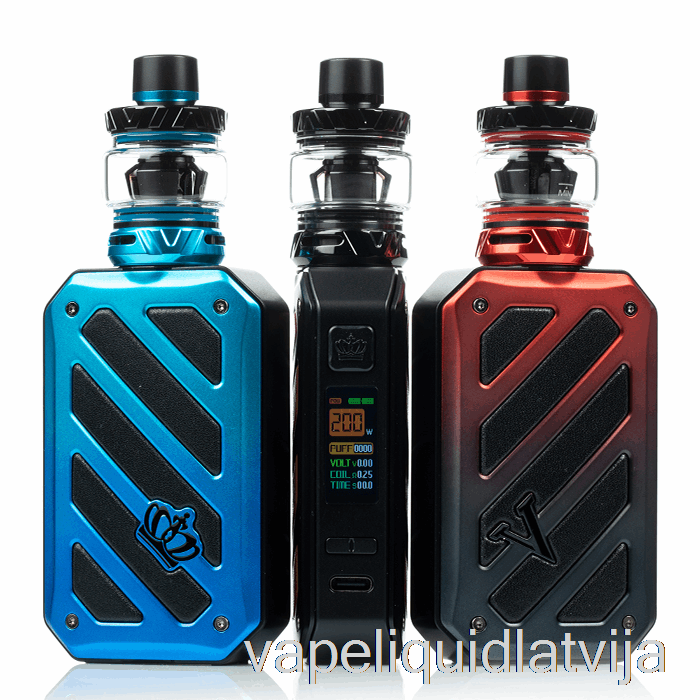 Uwell Crown 5 200w Starter Kit Blue Vape Liquid